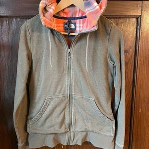 Flannel-lined North Face Hoodie